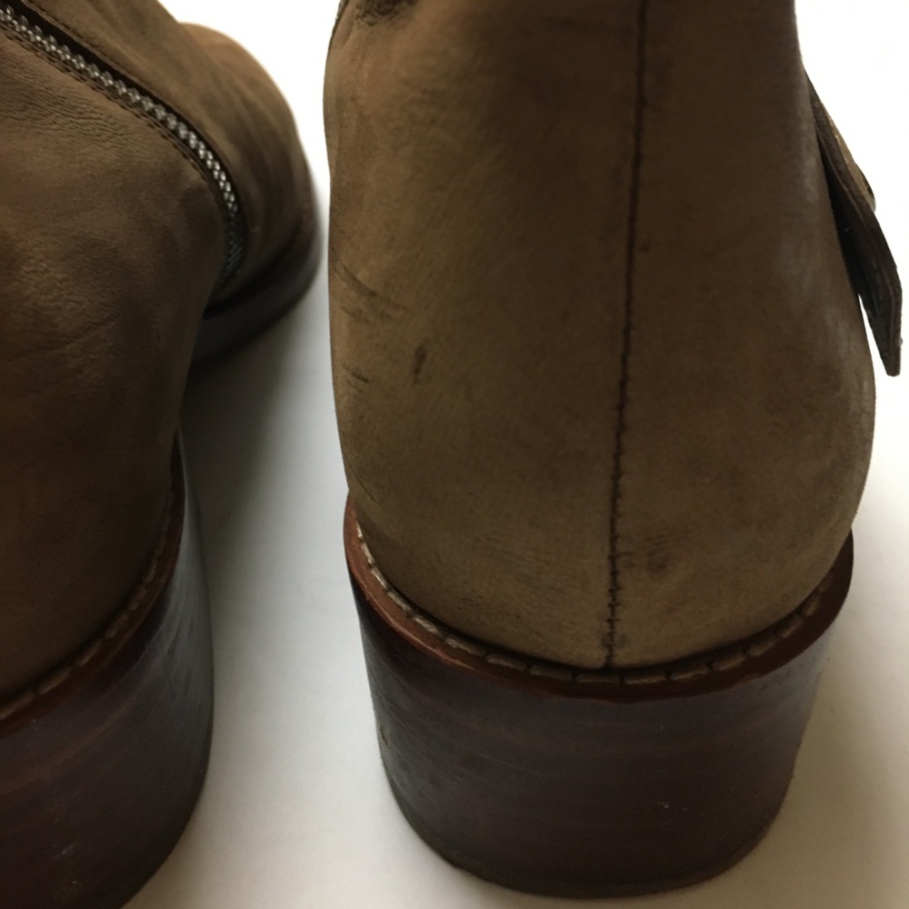 Eileen Fisher Billie Booties Ankle Boots 9 Brown Soft Leather Fall Casual - Picture 11 of 11
